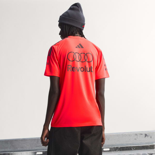 Oransje AUDI FORMULA ONE TEAM SET UP T-SKJORTE