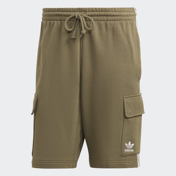 adidas Adicolor Classics 3-Stripes Cargo Shorts - Green | Free Delivery ...