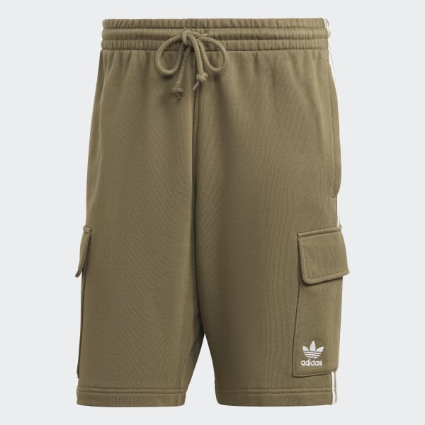 adidas Adicolor Classics 3-Stripes Cargo Shorts - Green | adidas UK