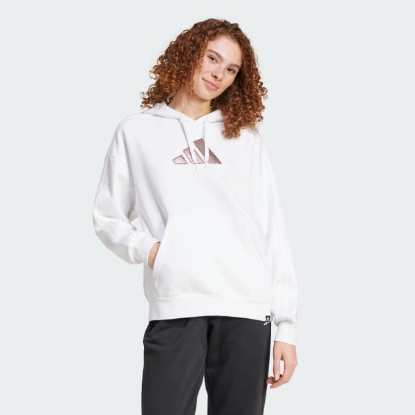 Adidas white hoody outlet
