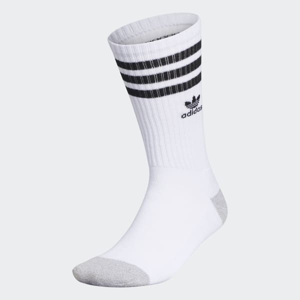 adidas Recycled Roller Crew Socks - White | Men's Lifestyle | adidas US