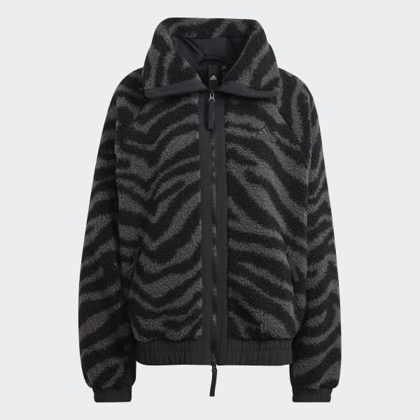 Flerfarvet Hyperglam Fleece Zebra jakke DMQ43