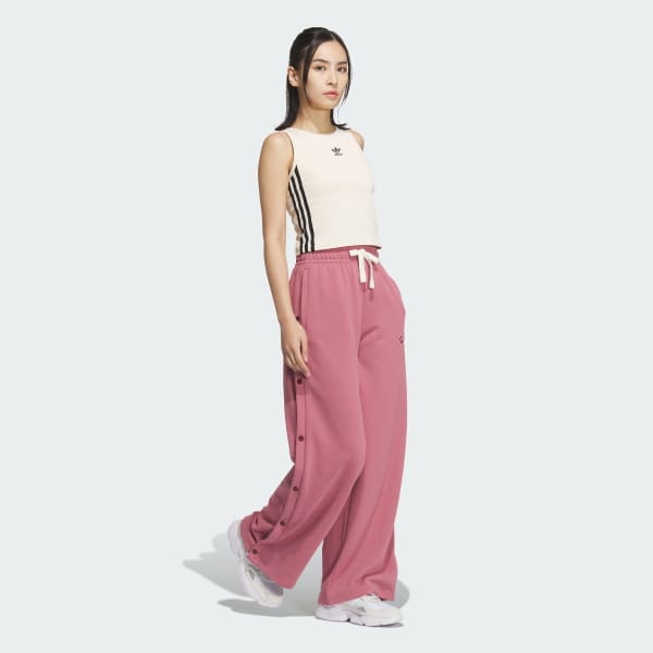 Pink Collegiate Wide Leg Sweat Pants