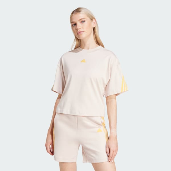 Pink Future Icons 3-Stripes Tee