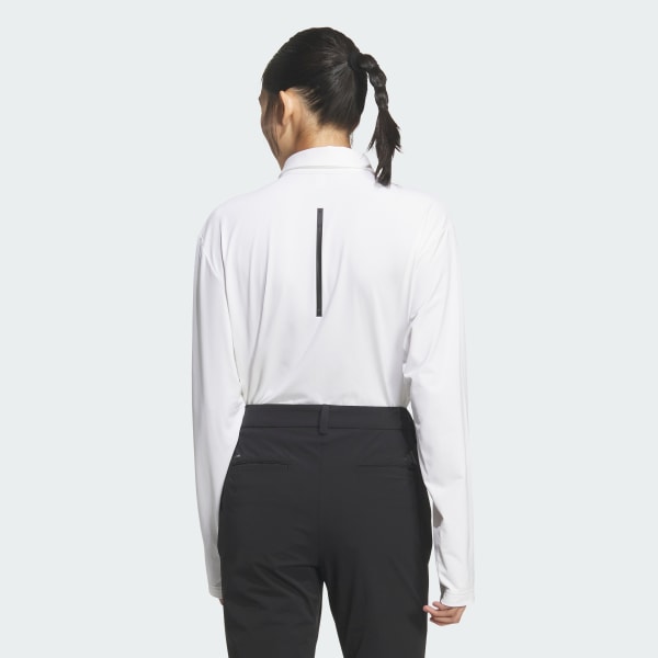 White ULTIMATE365 TOUR LONG SLEEVE POLO SHIRT