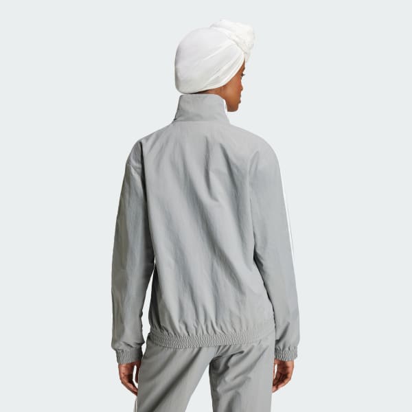 Adidas originals women's large logo woven track jacket top