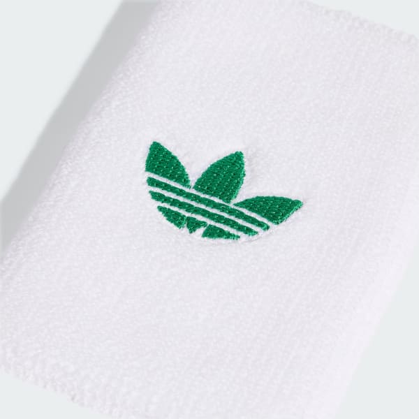 White Tennis adidas Originals Large Wristbands