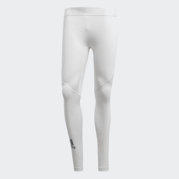 white leggings adidas
