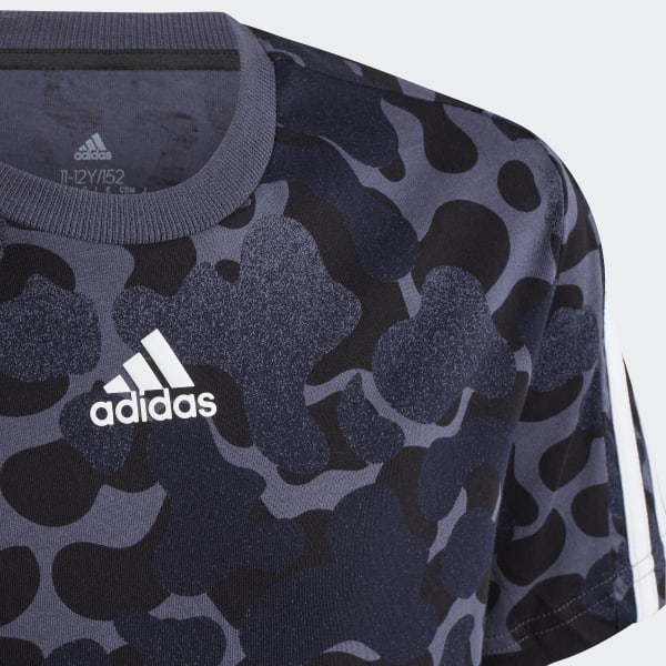 Μπλε Future Icons 3-Stripes Tee