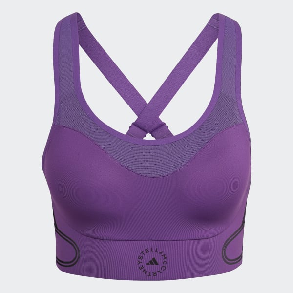Roxo Sutiã de Sustentação Elevada TruePace adidas by Stella McCartney
