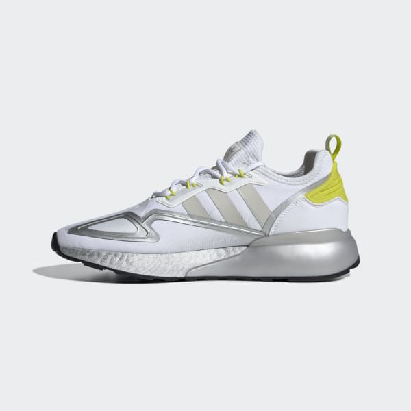 White ZX 2K Boost Shoes LDP90