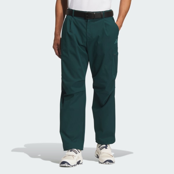 Green 트위스트위브 카고 앵클 팬츠