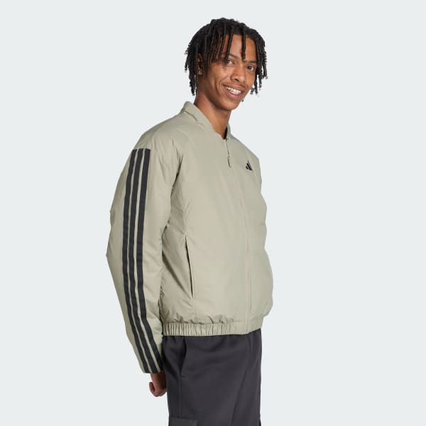 Green Essentials CLIMAWARM 3-Stripes Insulated Bomber Jackets