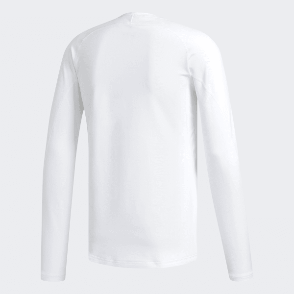 adidas Climawarm Base Layer Shirt White adidas New Zealand