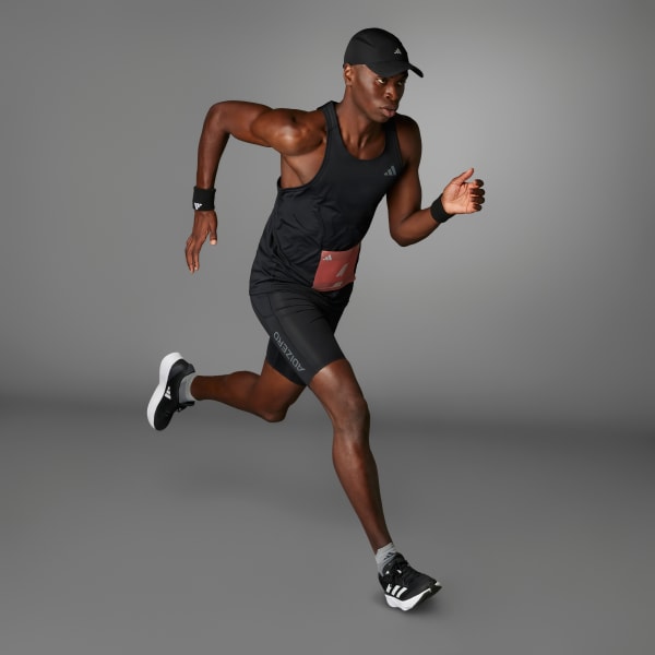 Negro Playera de running Adizero