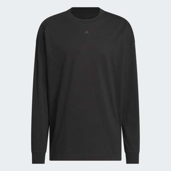 cierna Tričko adidas Basketball Long Sleeve (rodovo neutrálne)