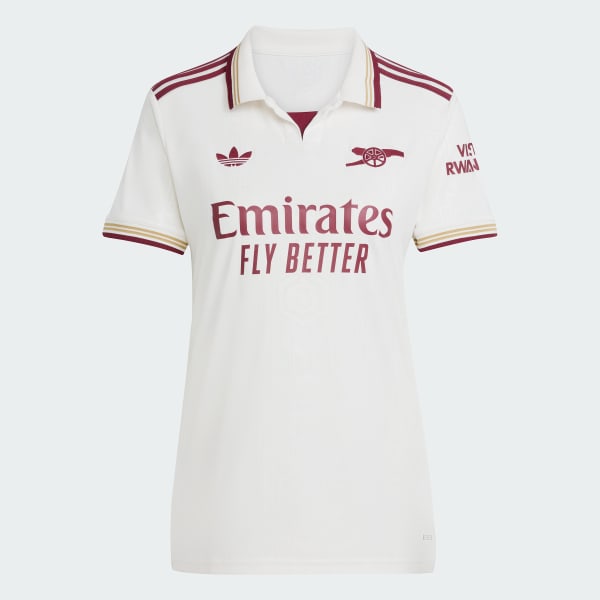 adidas Arsenal 25/26 Third Jersey - White | Free Shipping with