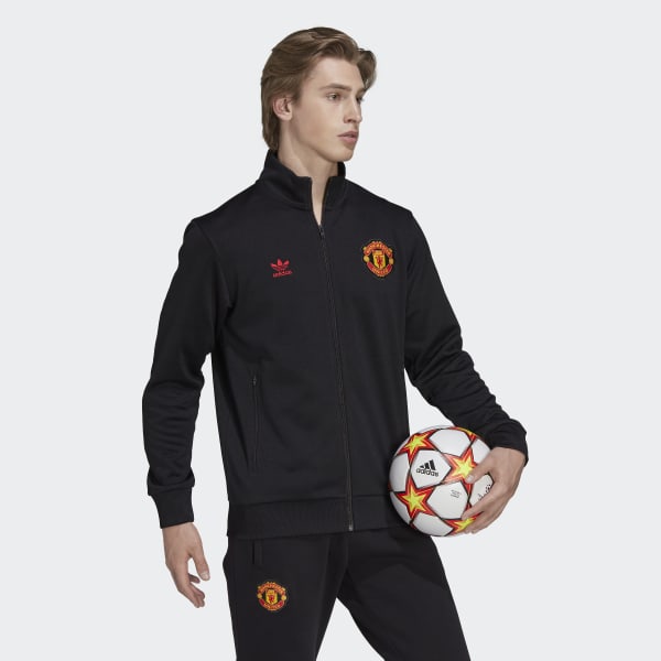 Czerń Manchester United Essentials Trefoil Track Top BV888