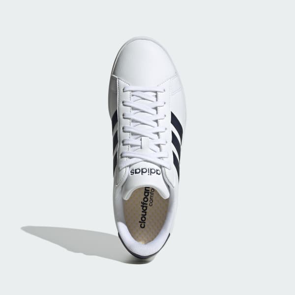 Adidas cf top all court white