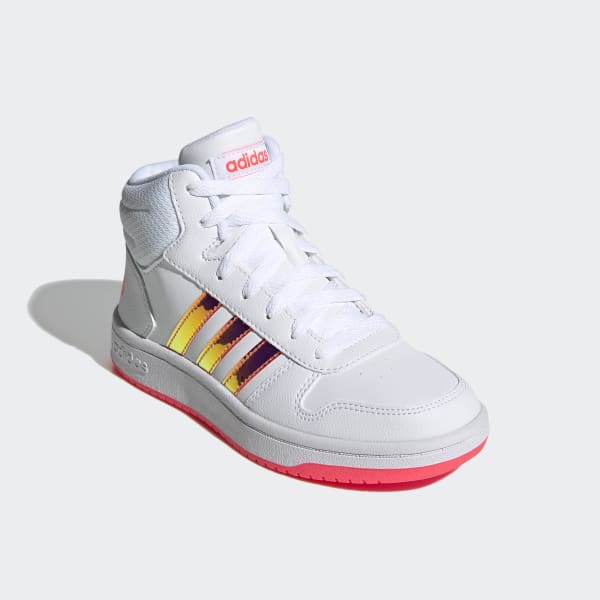 adidas hoops mid white