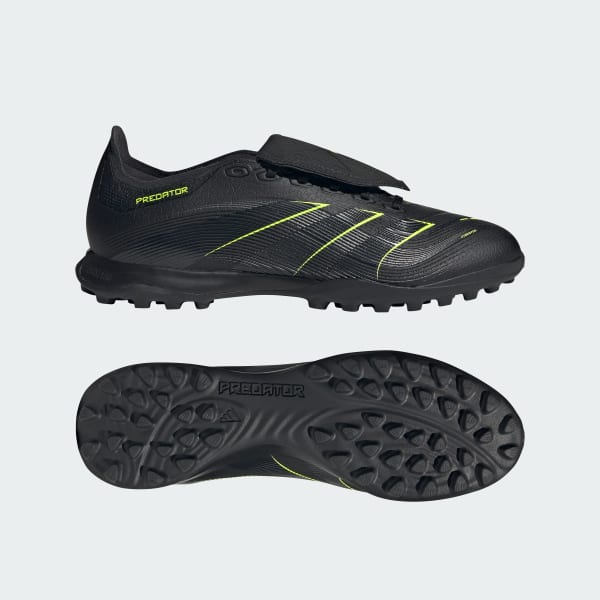 Noir Chaussure Predator League Fold-Over Tongue Terrain turf