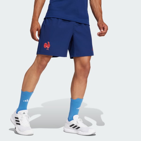 Blauw Frankrijk Rugby Uitshort