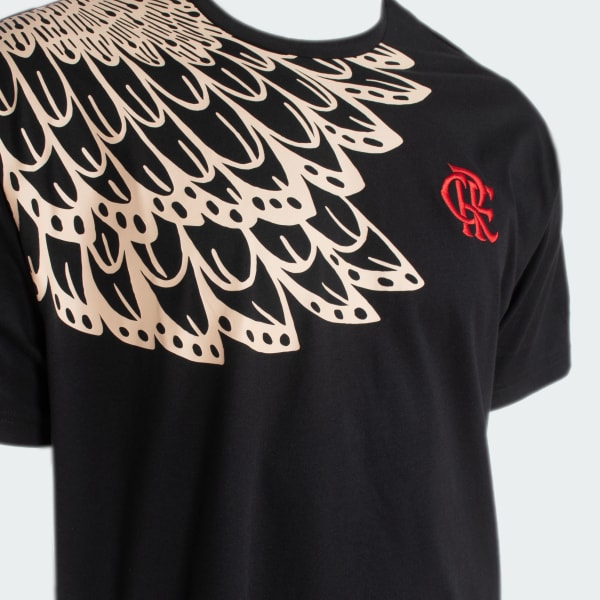 Preto Camiseta Flamengo x Farm Rio Unissex