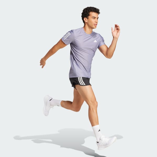 Purple Own the Run Tee