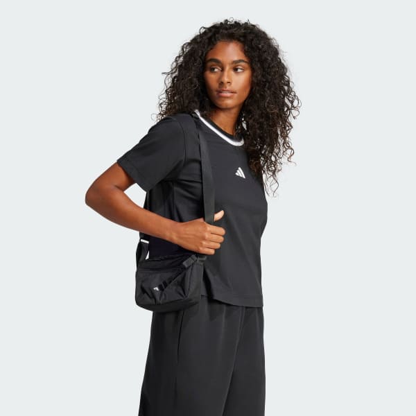 Negro Remera Essentials Color Pop Cotton