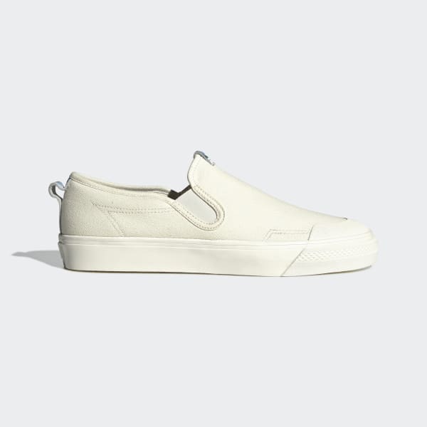 adidas Nizza Slip-On Shoes - White | adidas UK