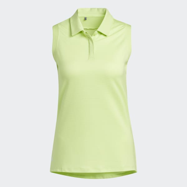 Green Sleeveless Polo Shirt F7957