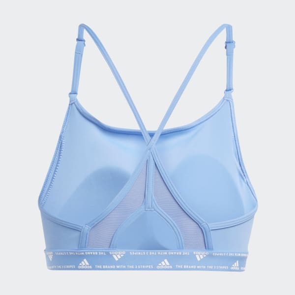 Bla adidas Aeroreact Training Light-Support 3-Stripes Bra