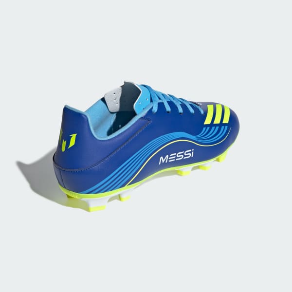 adidas F50 Messi Club Firm/Multi-Ground Cleats - Blue | Free