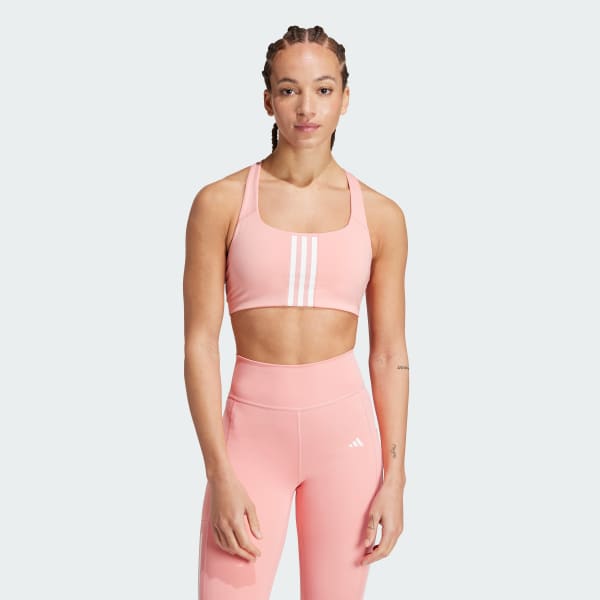 Powerimpact Training Medium-Support 3-Stripes Bra