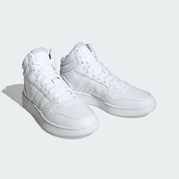White Hoops 3.0 Mid Lifestyle Basketball Classic Vintage Shoes