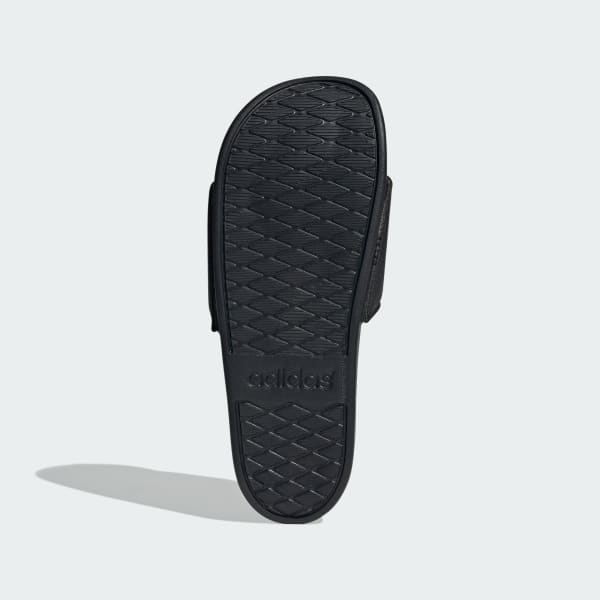 Black Adilette Comfort Slides