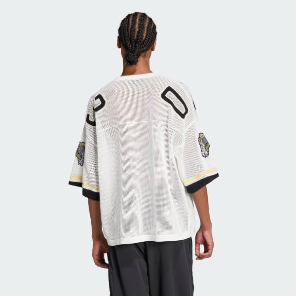 Λευκό Adilenium Season 3 Knit Football Jersey