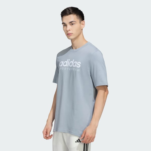 Grey Linear Graphics Tee