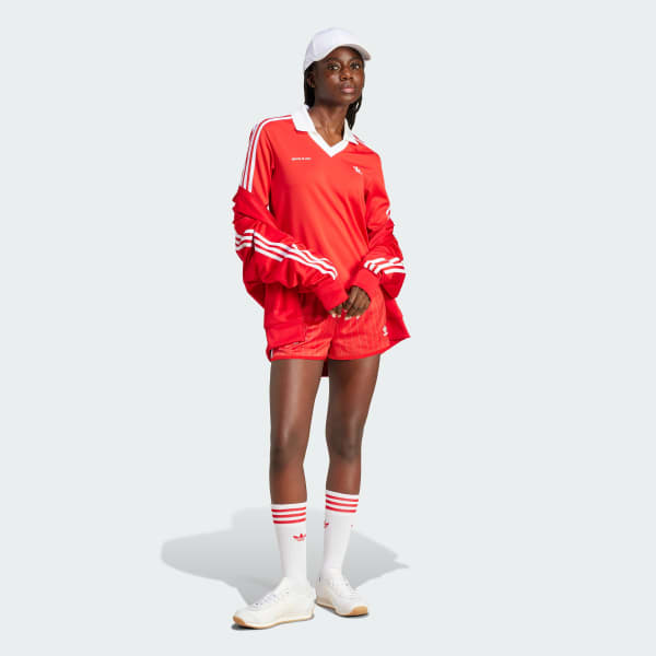 White Sporty & Rich Long Sleeve Football Jersey