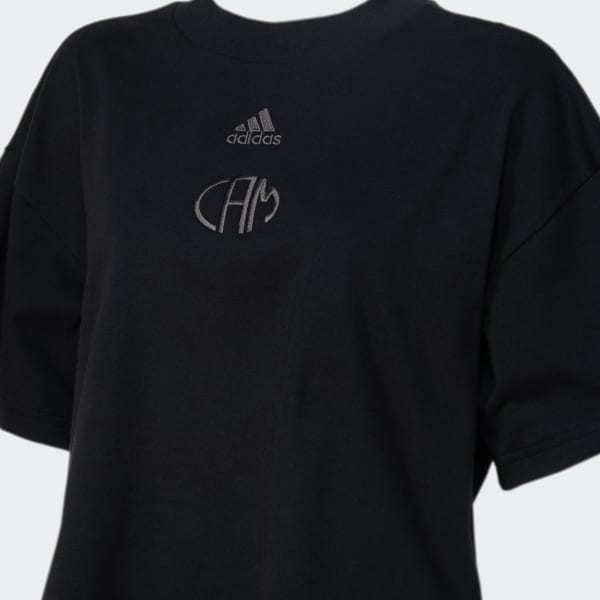 Preto CAM WMN FI TEE