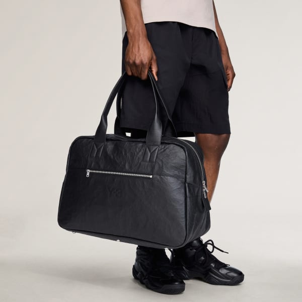 ブラック Y-3 LEATHER WEEKENDER