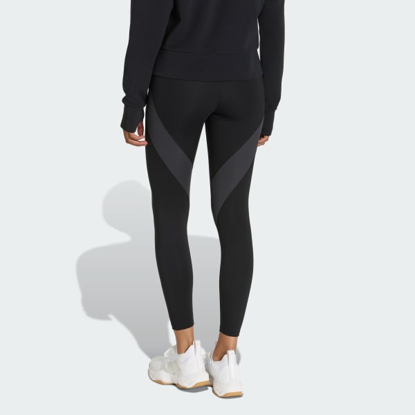 Black Techfit Workout Color Block 7/8 Leggings