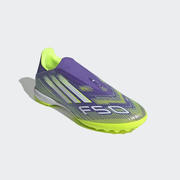 F50 League Stivali Turf Senza Lacci - Viola adidas | adidas Italia