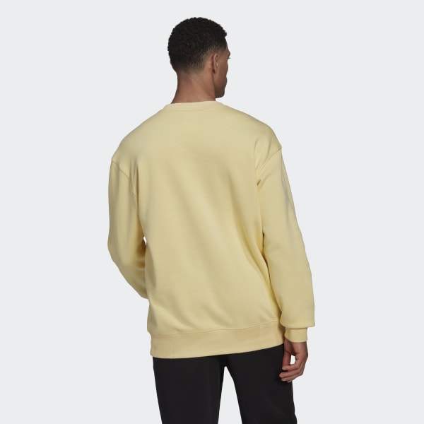 Amarelo Sweatshirt em Fleece FeelVivid Essentials
