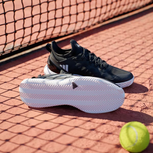 Black Adizero Ubersonic 4.1 Clay Tennis Shoes