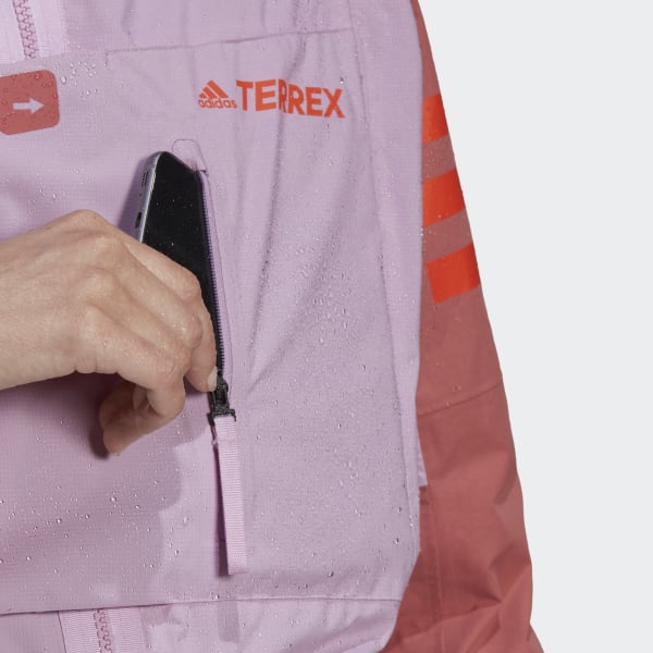 Morado Chaqueta de Senderismo Terrex Xploric RAIN.RDY IE703