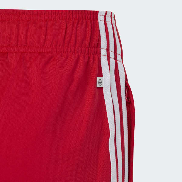 NWT Rare Adidas Vintage Nylon Red TEAM Track Pants Youth Large YL