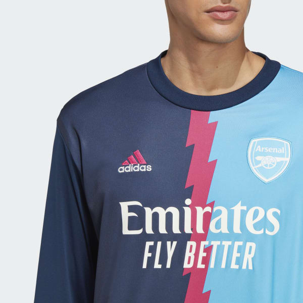 Blauw Arsenal Pre-Match Warm Longsleeve
