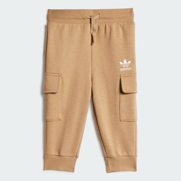 Brown Hoodie Cargo Set Kids