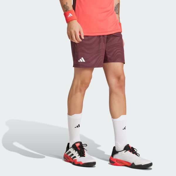 Granate Shorts de Tenis Pro Climacool Ergo 7 Pulgadas